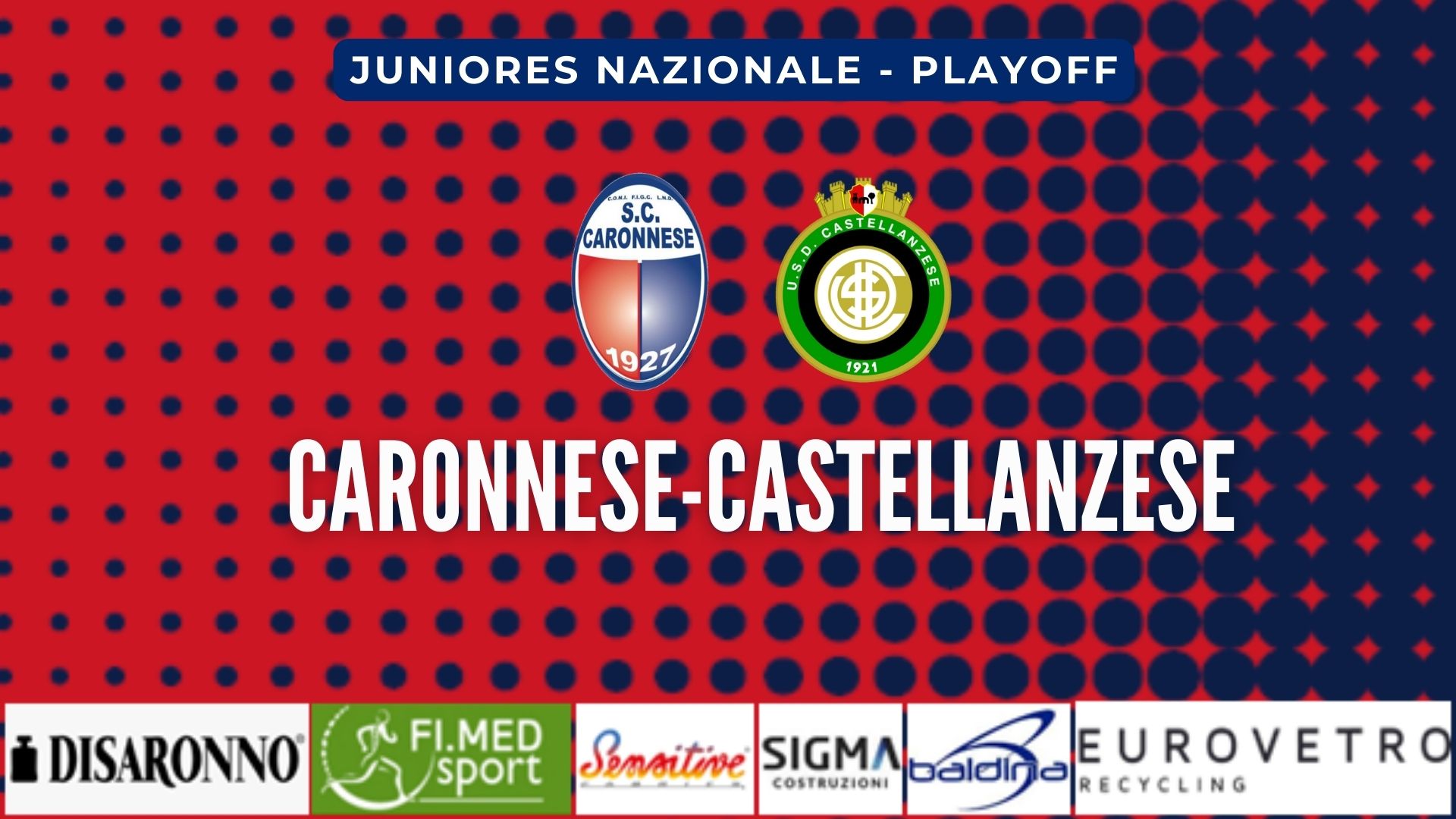 Caronnese-Castellanzese playoff Juniores